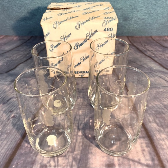 Princess House Dining New Princess House Beverage Glasses Set Of 4